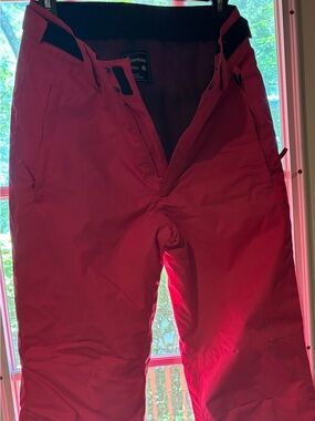 Women's Pink Insulated Ski Pants